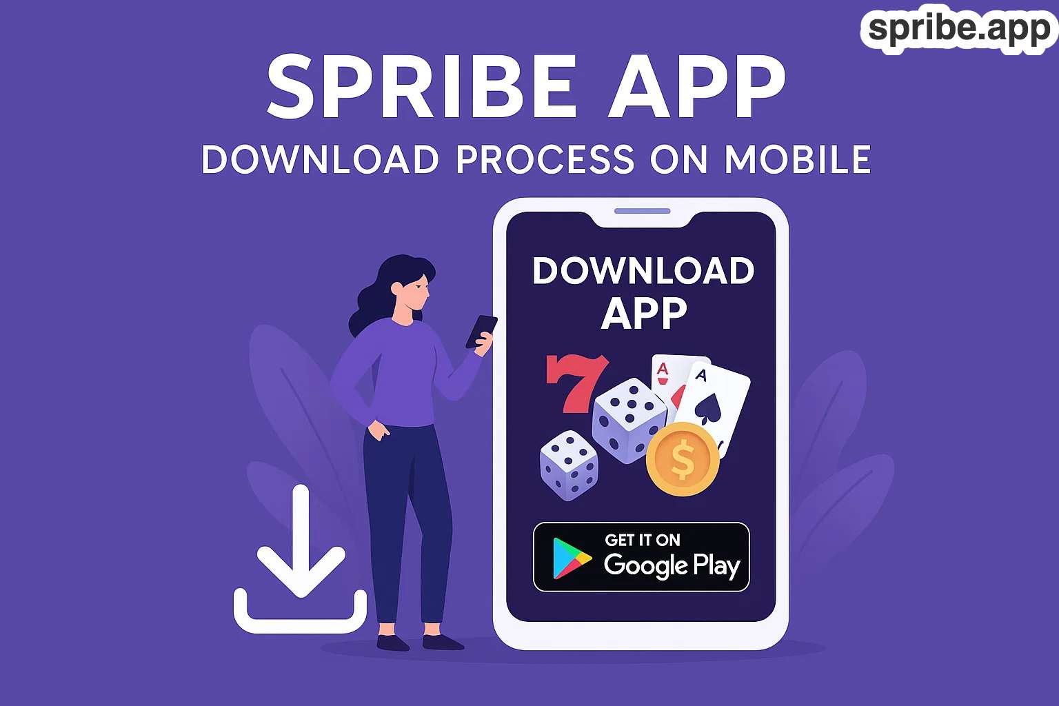 Spribe App download process on mobile